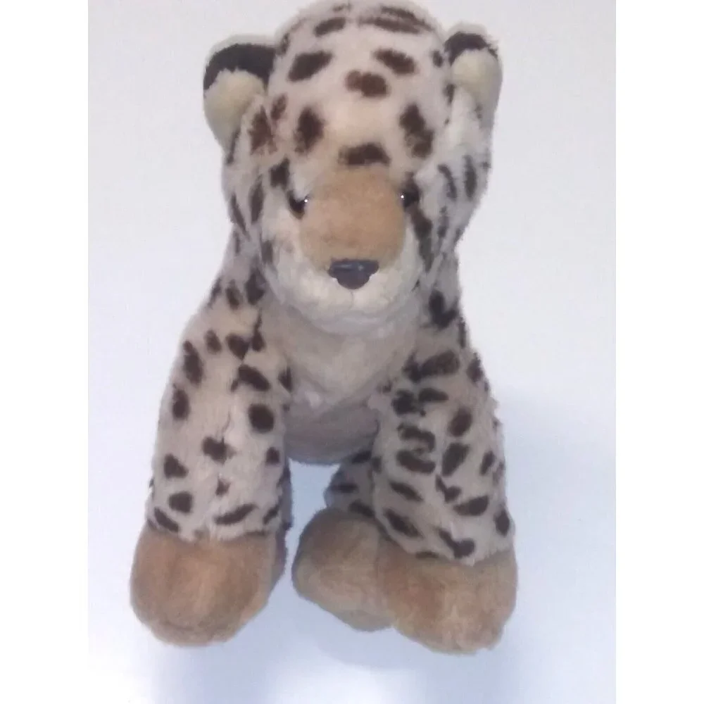 Build a Bear Baby Panther Leopard Gold Eyes Rare Plush Stuffed Cheetah 2010